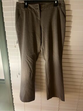 The Limited womens Straight Dress Pants in Charcoal Brown